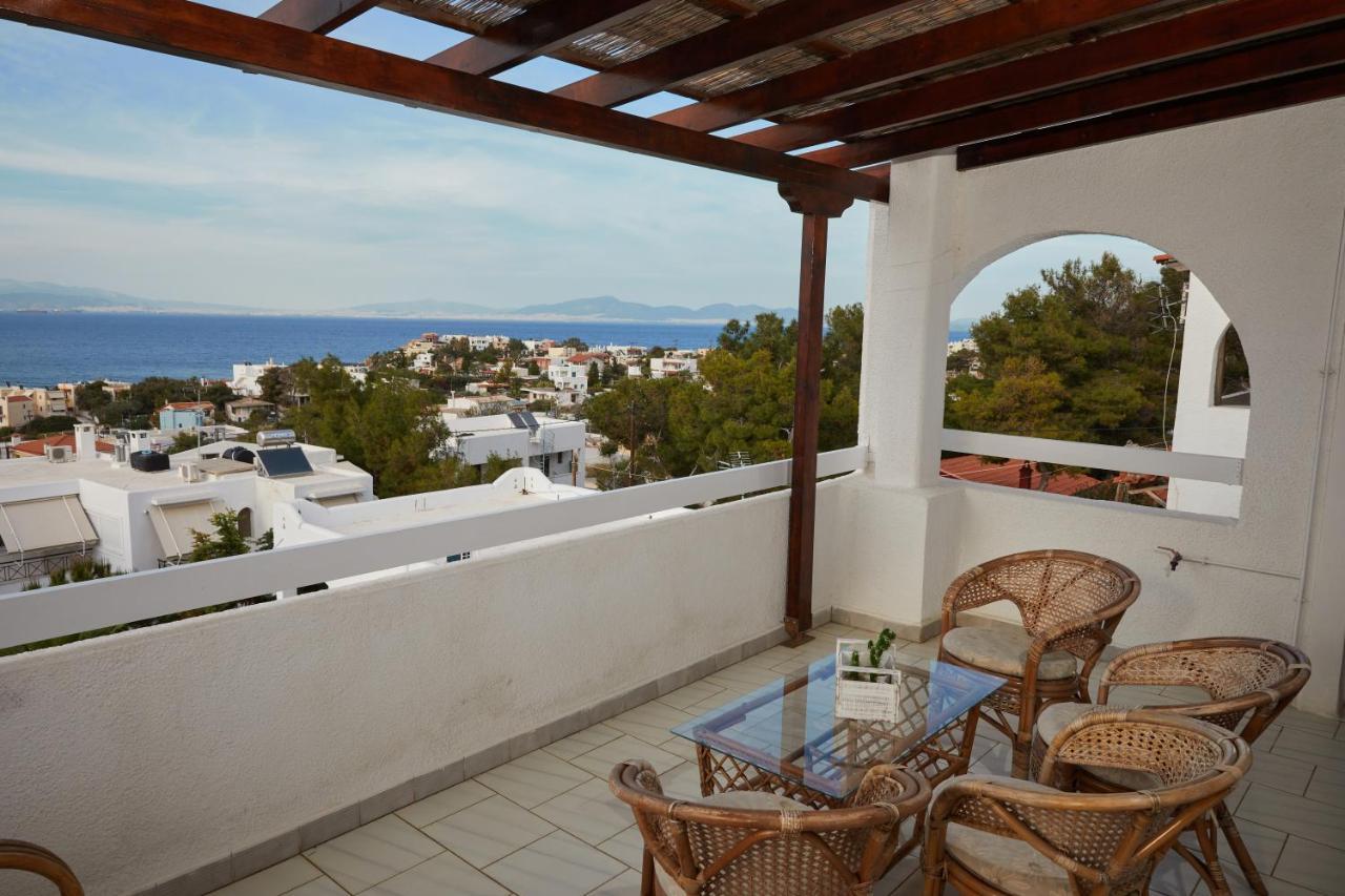 180° View To Sea Villa Vathi  Bagian luar foto