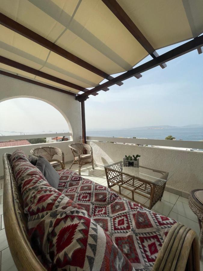 180° View To Sea Villa Vathi  Bagian luar foto
