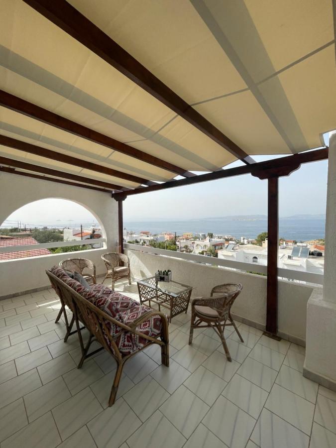 180° View To Sea Villa Vathi  Bagian luar foto
