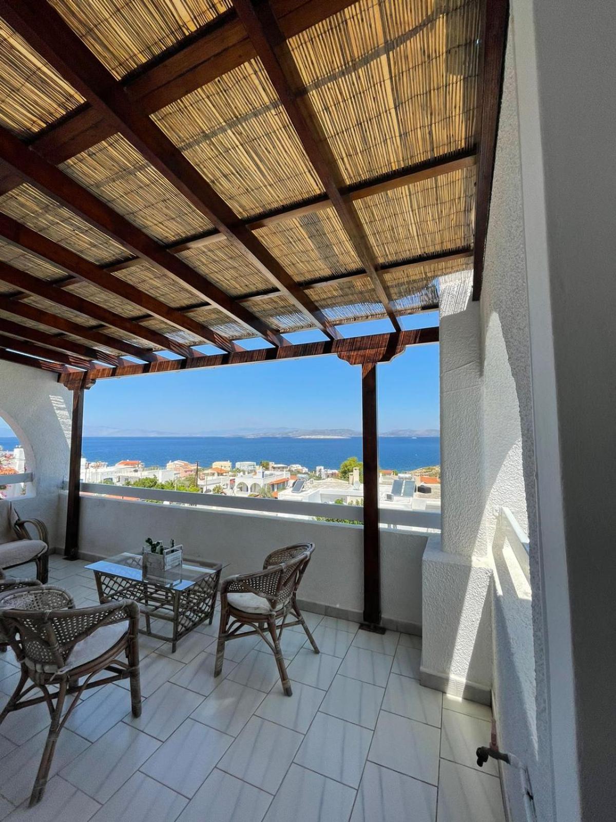 180° View To Sea Villa Vathi  Bagian luar foto